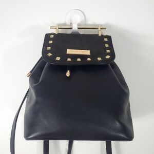 Black and Gold Women's Backpack